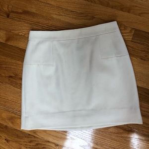 Cream Jcrew mini skirt tags on!